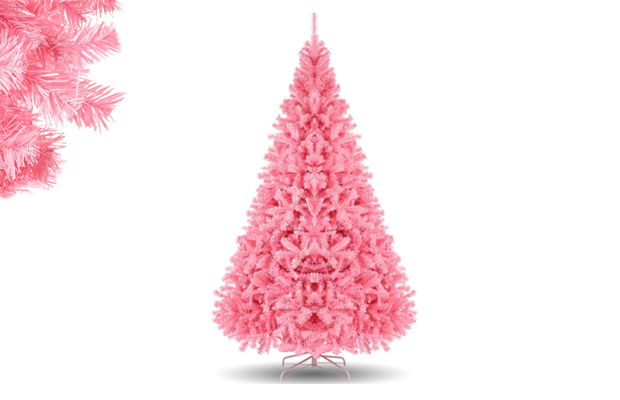 6Ft Pink Christmas Tree Festive Holiday Decoration (Walmart)